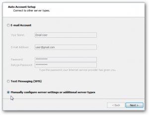how to have two email accounts in outlook 2010 at same time
